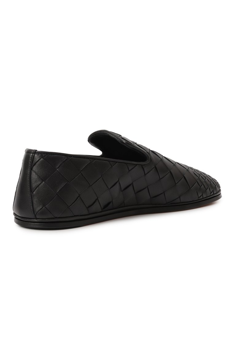 Мужские кожаные слиперы sunday BOTTEGA VENETA черного цвета, арт. 819500/V55V0 | Фото 5 (Материал внутренний: Натуральная кожа; Нос: Не проставлено; Материал внешний: Натуральная кожа; Материал сплава: Проставлено; Стили: Кэжуэл)