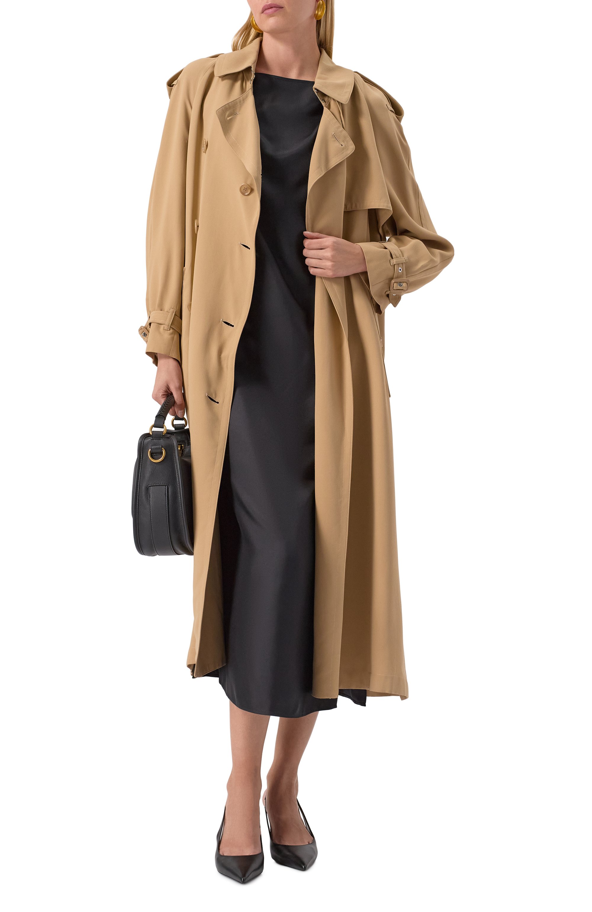 Тренч из вискозы BURBERRY, арт. 8055575 A7405, фото 2