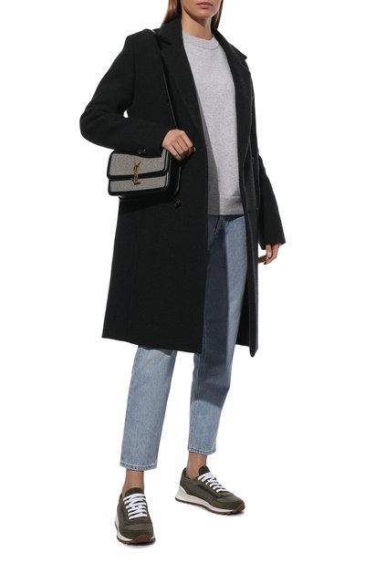 Комбинированные кроссовки BRUNELLO CUCINELLI, арт. MZSFG2123, фото 2