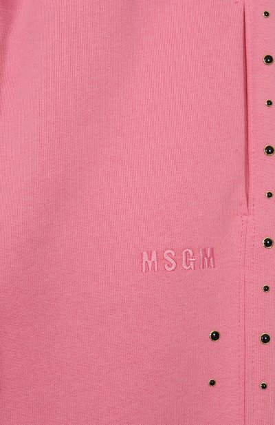 Хлопковые джоггеры MSGM KIDS, арт. F5MSJGFP150, фото 3