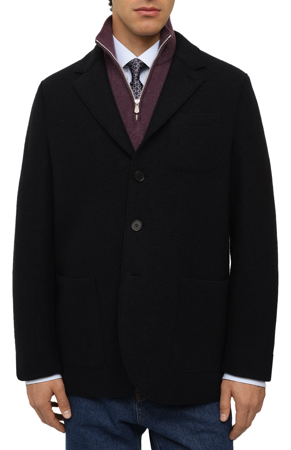 Шелковый галстук ZILLI, арт. 56518, фото 2