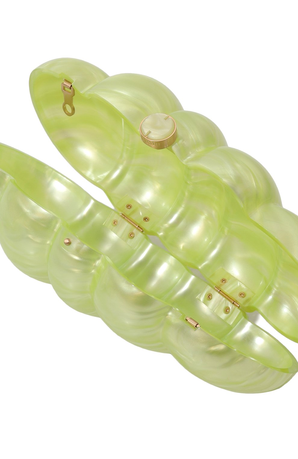 Клатч puffer CULT GAIA салатового цвета по цене 52750 руб., арт. CL2652AC1582, фото 5 Клатч puffer CULT GAIA, арт. CL2652AC1582, фото 5