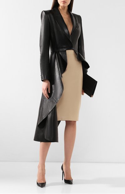 Кожаный жакет ALEXANDER MCQUEEN, арт. 569216/Q5LBQ, фото 2