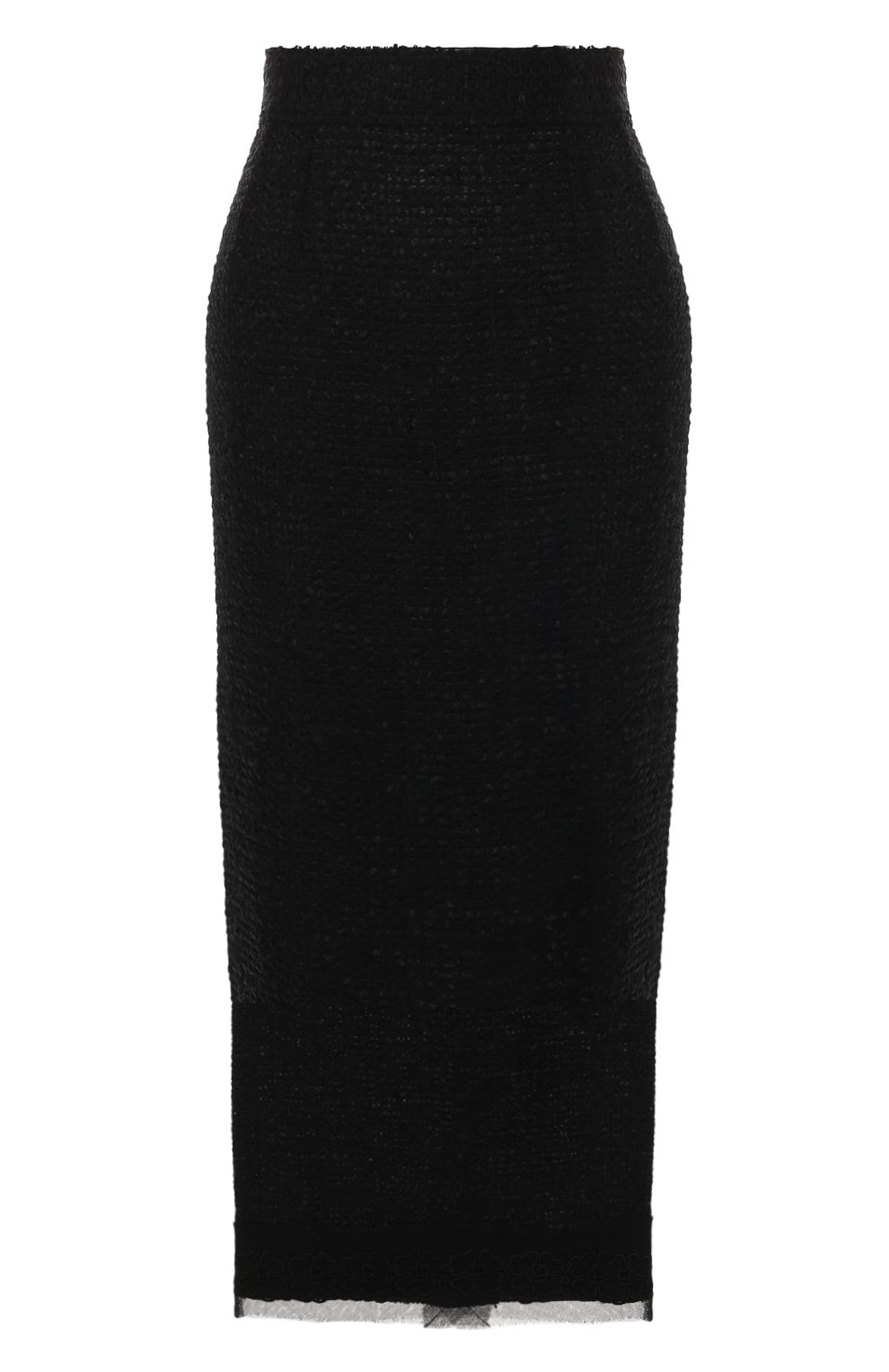 Юбка DOLCE & GABBANA черного цвета по цене 117000 руб., арт. F4BSXT/HUMET, фото 1 Юбка DOLCE & GABBANA, арт. F4BSXT/HUMET, фото 1
