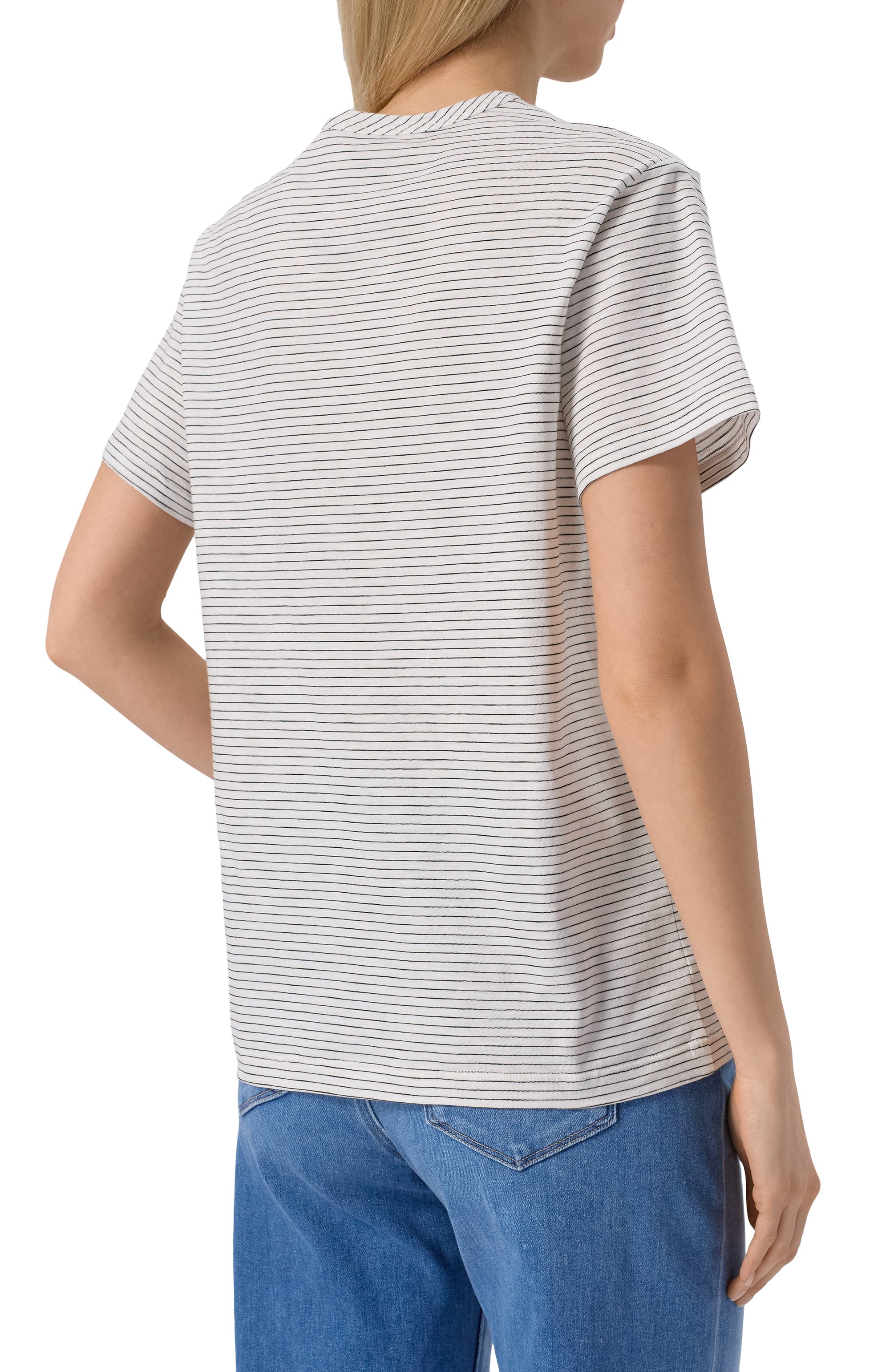 Хлопковая футболка N21 белого цвета по цене 28900 руб., арт. F052/4073, фото 4 Хлопковая футболка N21, арт. F052/4073, фото 4