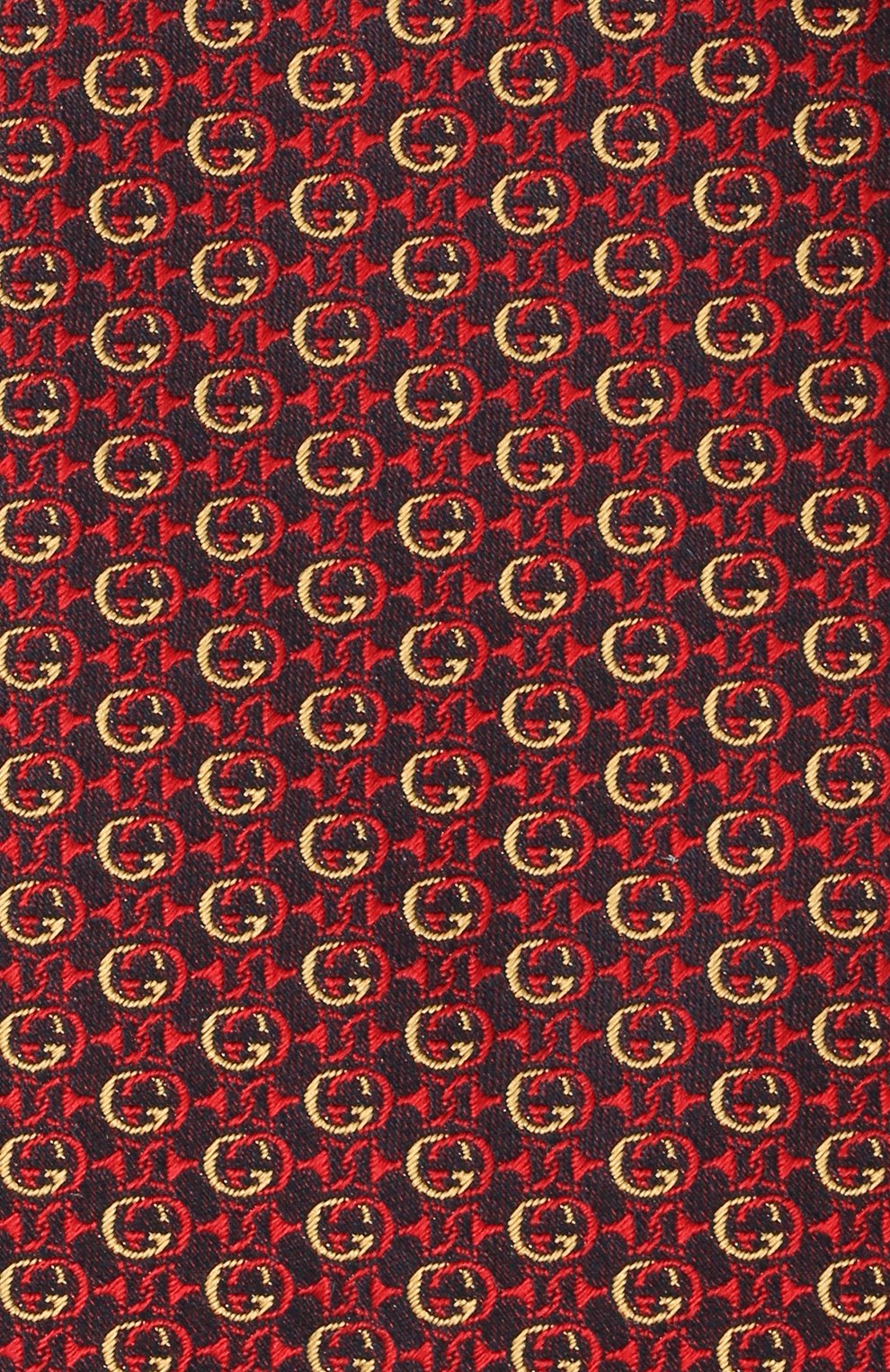 Шелковый галстук GUCCI бордового цвета по цене 28800 руб., арт. 643994/4E002, фото 3 Шелковый галстук GUCCI, арт. 643994/4E002, фото 3