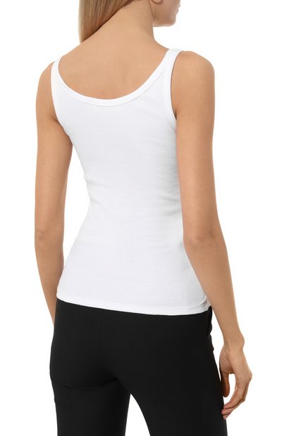 Хлопковая майка VALENTINO, арт. 3B3MC01C81J, фото 4