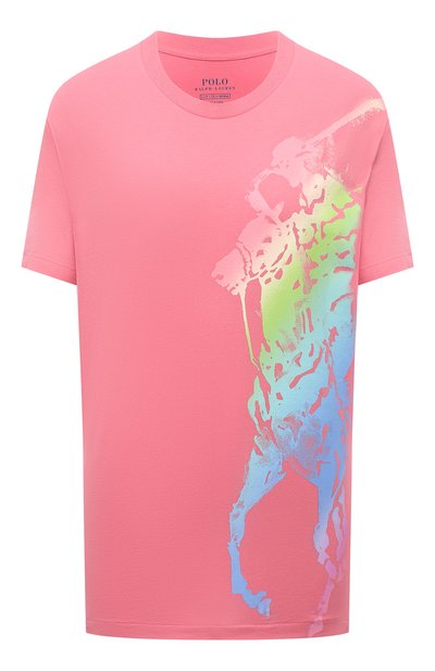 Женская хлопковая футболка POLO RALPH LAUREN, арт. 211838145