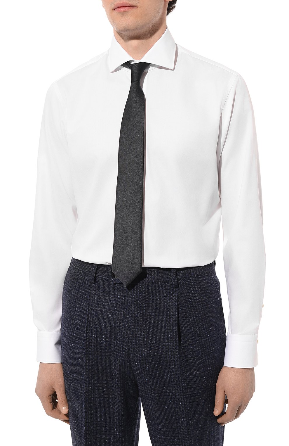 Хлопковая сорочка VAN LAACK белого цвета по цене 28100 руб., арт. MIVARA-SF/151209, фото 3 Хлопковая сорочка VAN LAACK, арт. MIVARA-SF/151209, фото 3