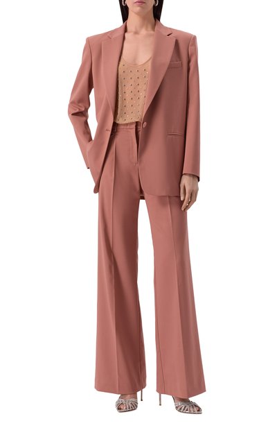 Брюки THE ANDAMANE розового цвета по цене 58200 руб., арт. T170441A/TNW050, фото 2 Брюки THE ANDAMANE, арт. T170441A/TNW050, фото 2