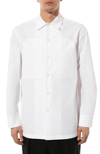 Хлопковая рубашка JIL SANDER, арт. J22DL0193/J45002, фото 3