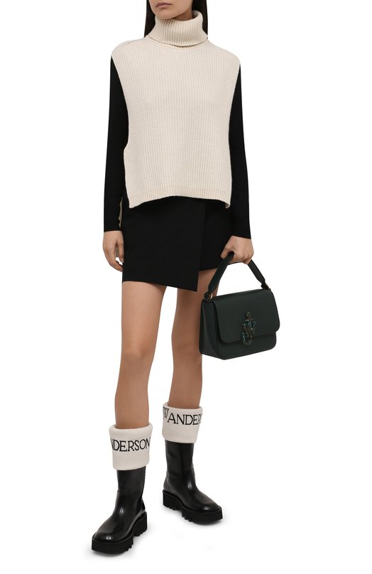 Кожаные сапоги Fisherman JW Anderson Чёрный, фото 2