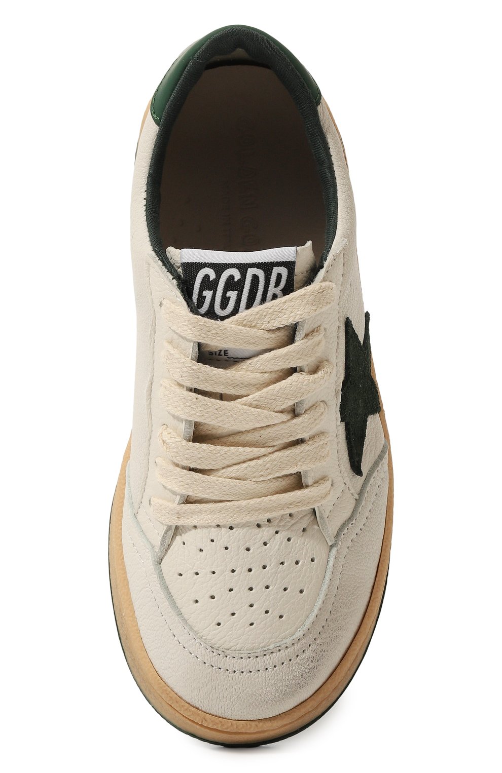 Кожаные кеды ball star GOLDEN GOOSE DELUXE BRAND, арт. GYF00439.F004827, фото 4