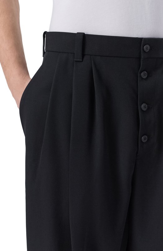 Шерстяные брюки Jacquemus 25EPAM00133/AW00369 Чёрный  25EPAM00133/AW00369 Фото 5