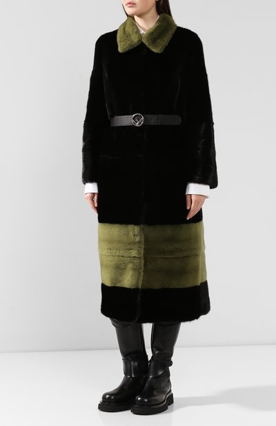 Шуба из меха норки FENDI, арт. FNF70H XP0, фото 3