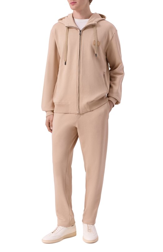 Хлопковая толстовка Dolce & Gabbana G9ABIT/G7M4Y Бежевый  G9ABIT/G7M4Y Фото 2