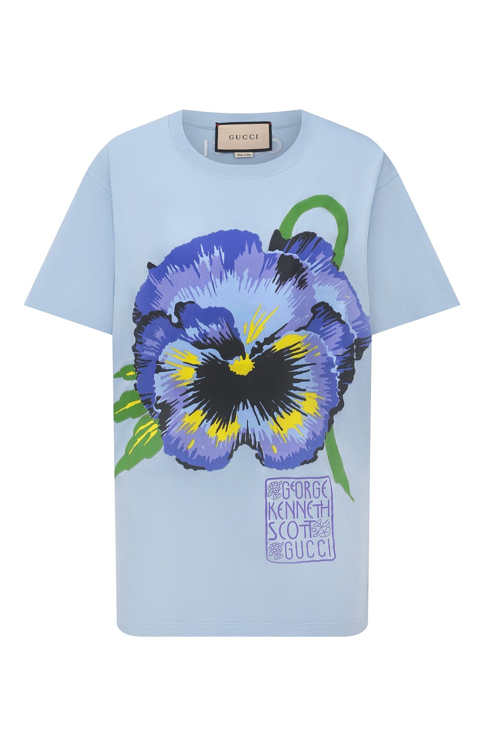 Хлопковая футболка GUCCI, арт. 615044/XJDBT, фото 1