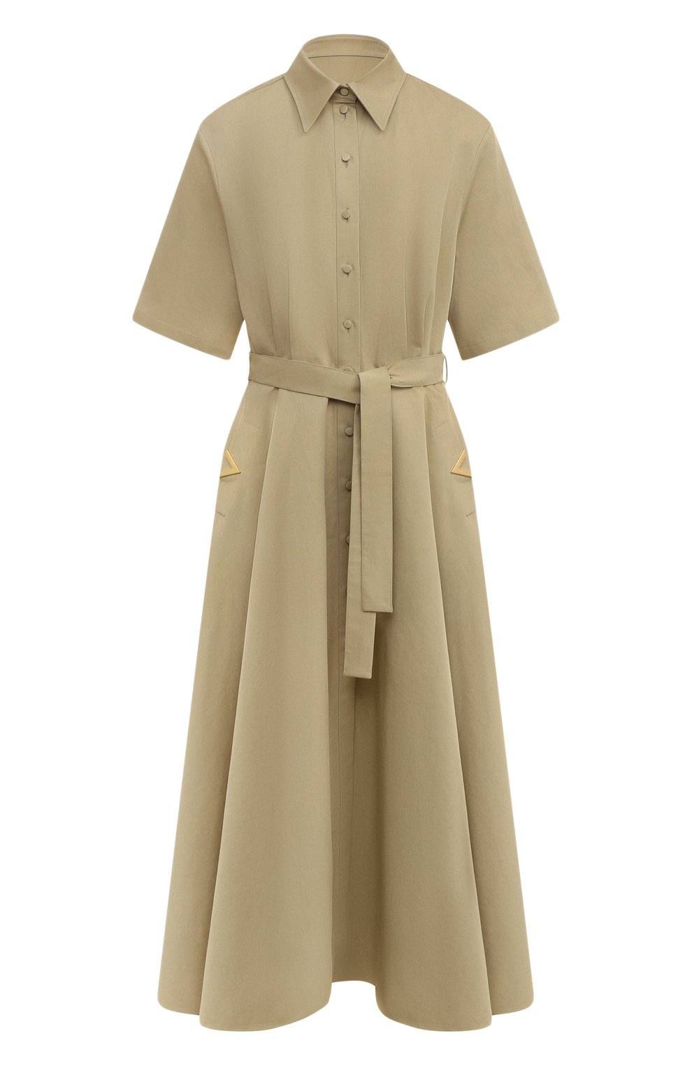 Платье из хлопка и льна VALENTINO, арт. 5B3VAA508NG, фото 1