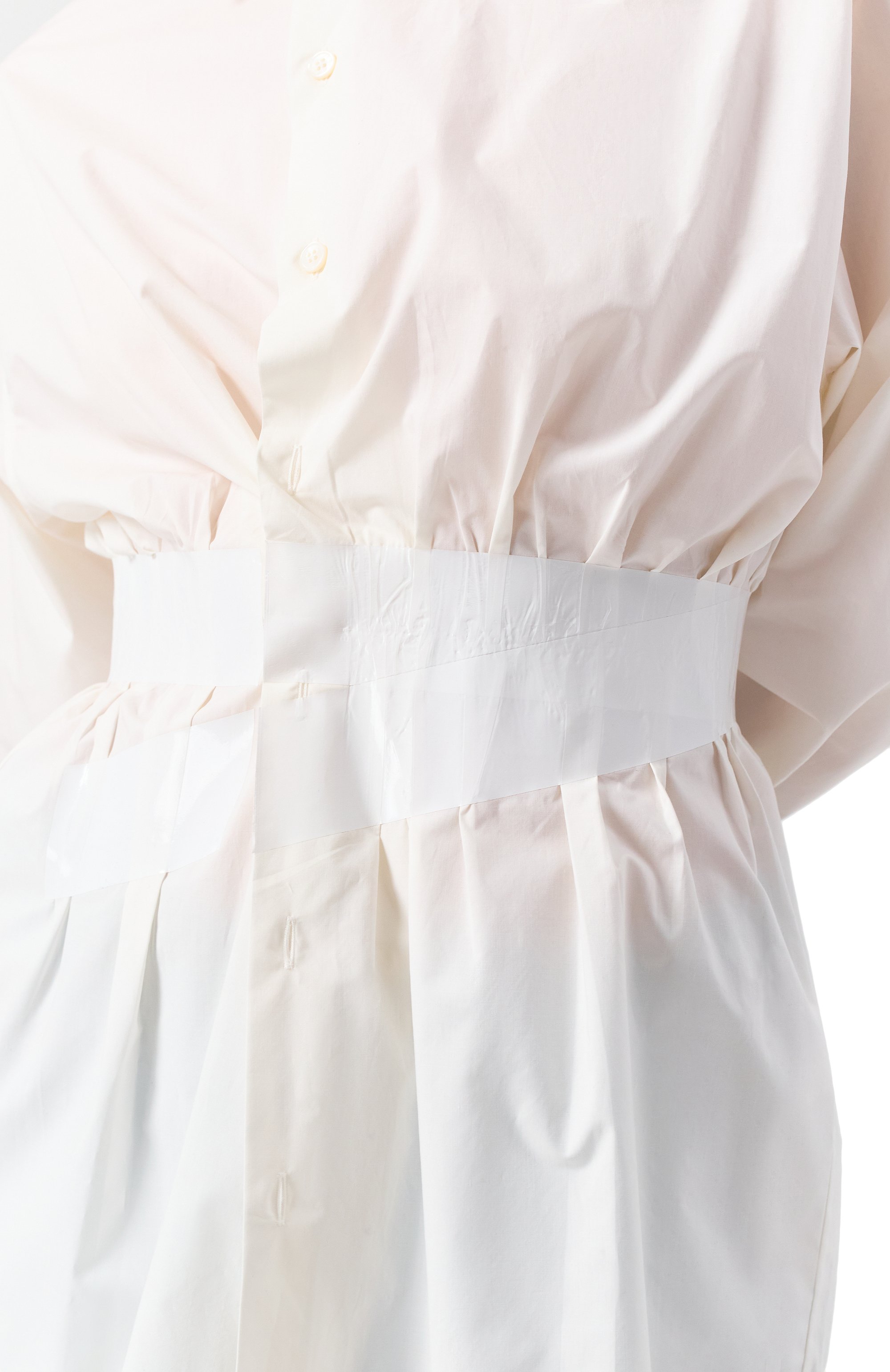 Хлопковая рубашка MM6, арт. S52DT0045/M35256, фото 5