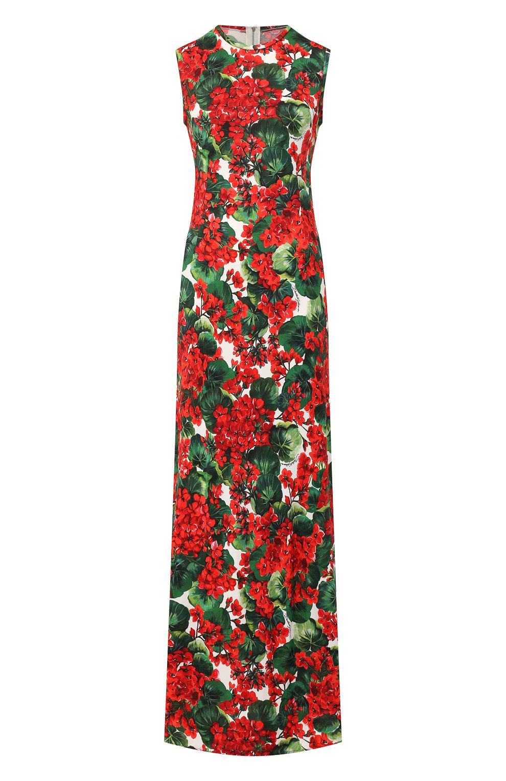 Платье с принтом DOLCE & GABBANA красного цвета по цене 228000 руб., арт. F6C3AT/FSG0W, фото 1 Платье с принтом DOLCE & GABBANA, арт. F6C3AT/FSG0W, фото 1
