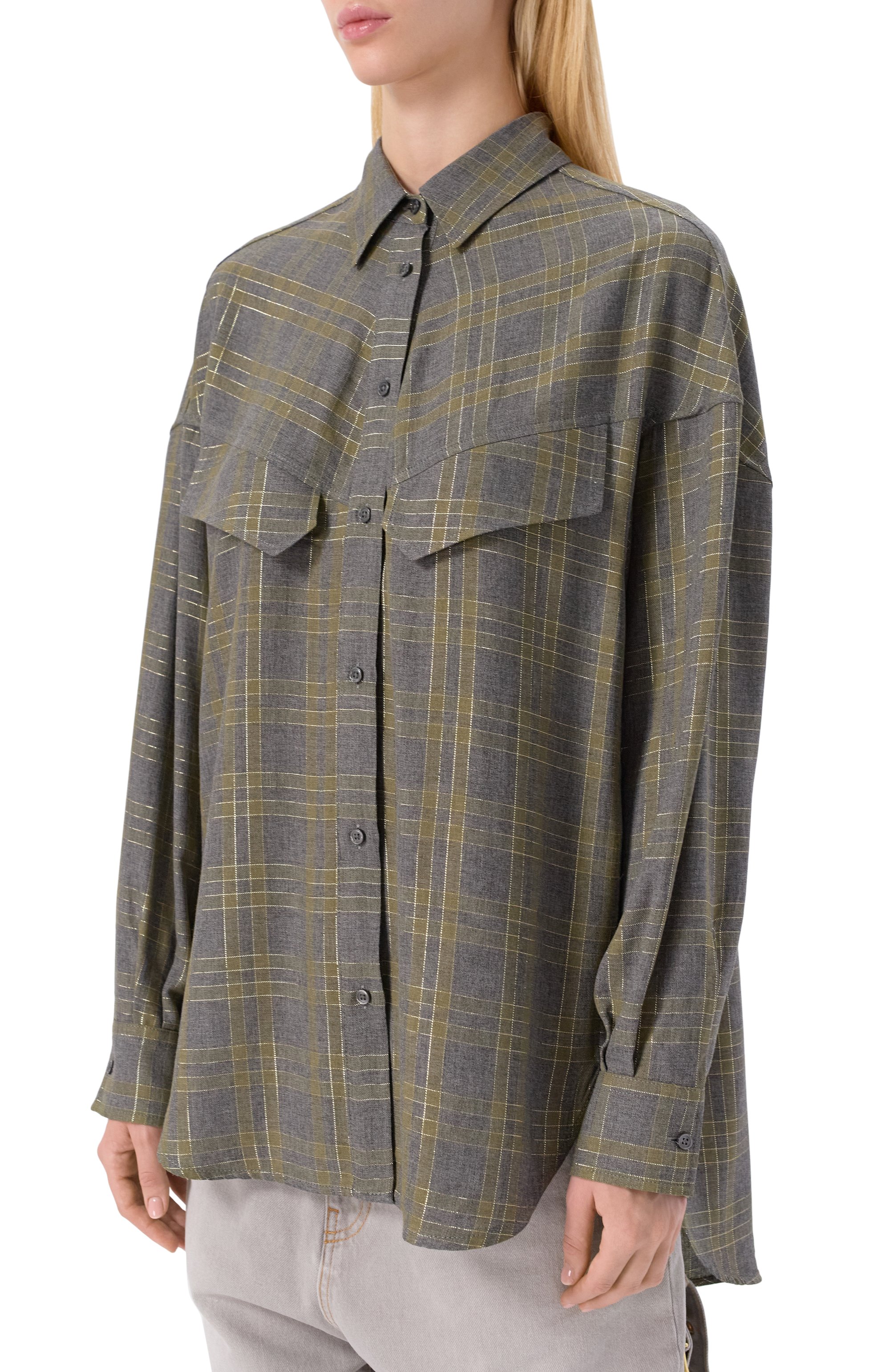 Рубашка из вискозы BOSS ORANGE, арт. 50548656, фото 3