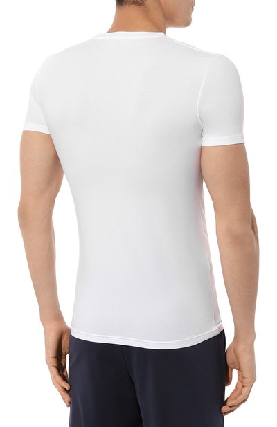 Хлопковая футболка ZEGNA, арт. N2M200090, фото 4