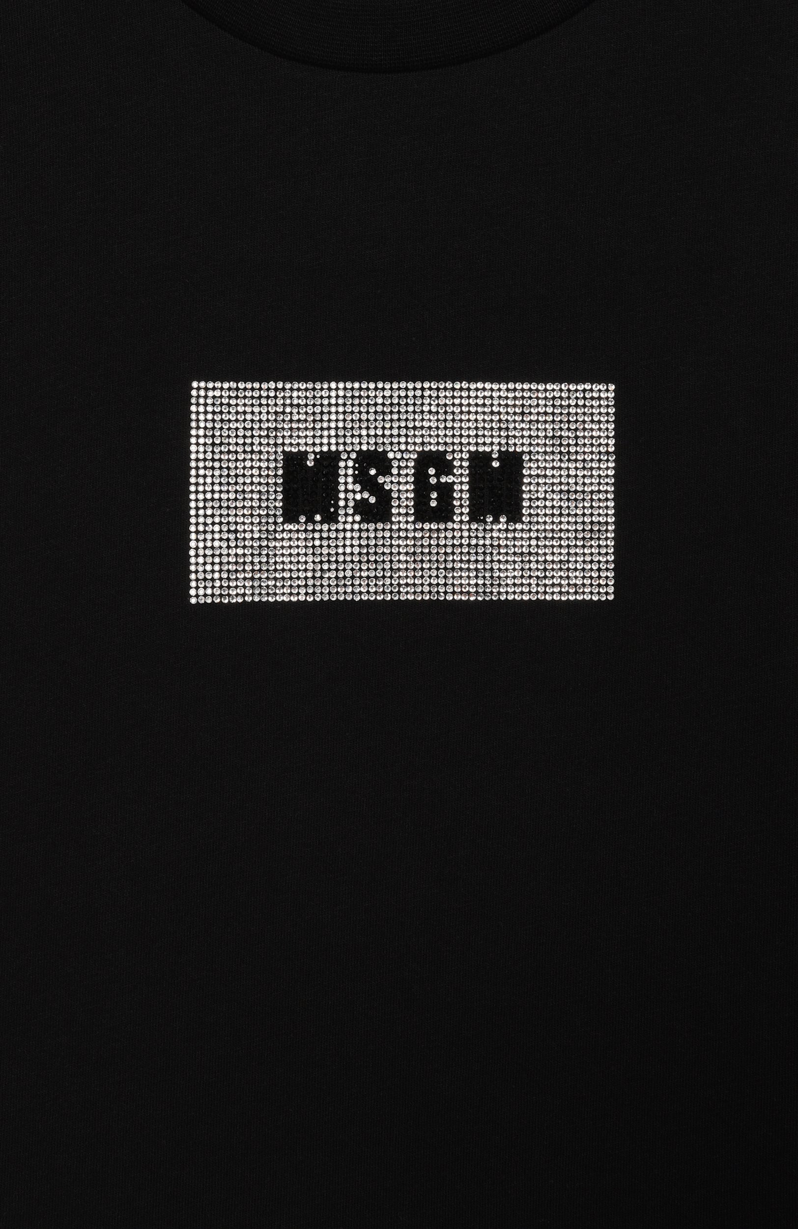 Хлопковая футболка MSGM KIDS, арт. F6MSJGTH209, фото 3