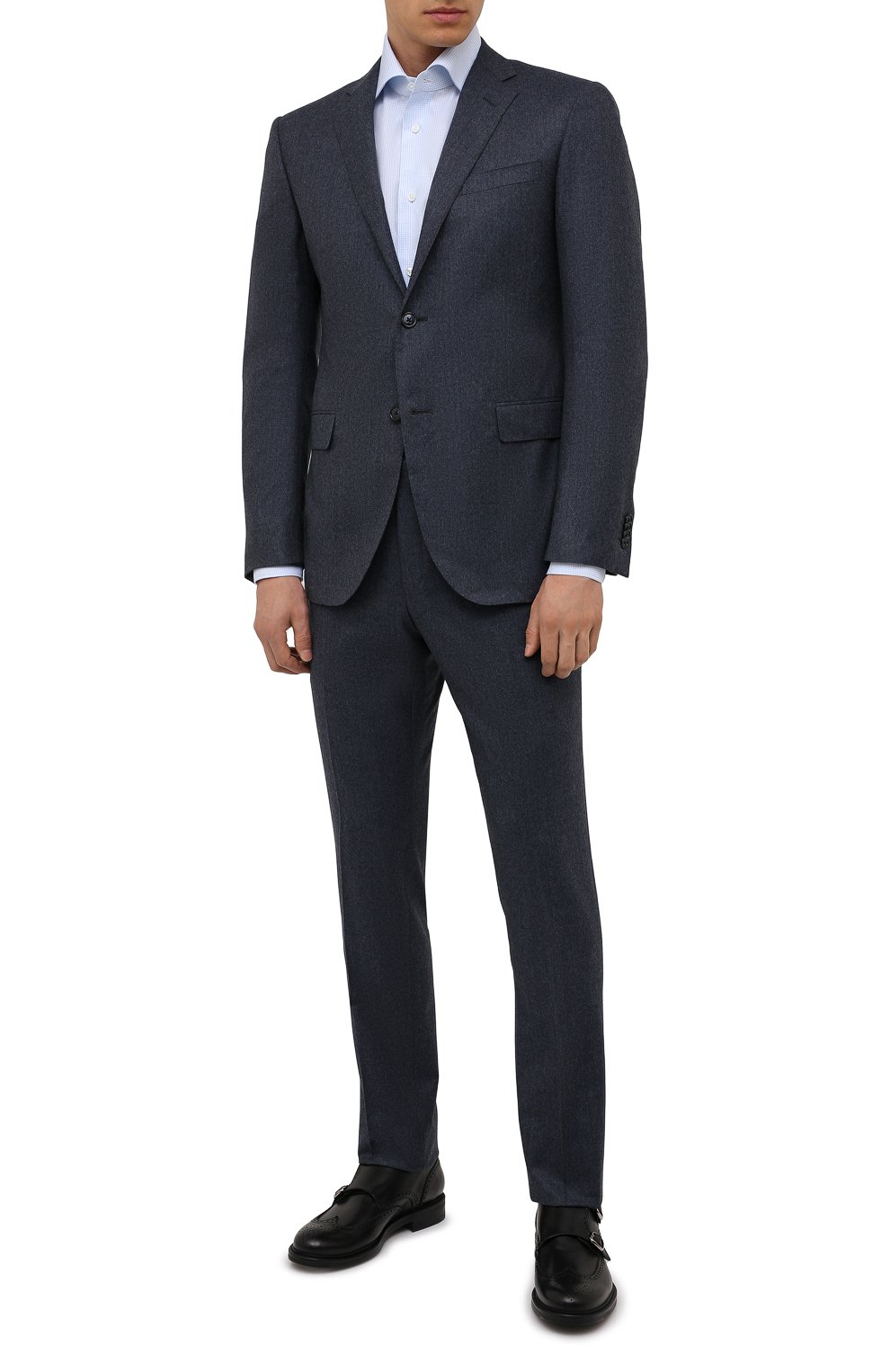 Хлопковая сорочка ZEGNA, арт. 201008/9MS0BA, фото 2