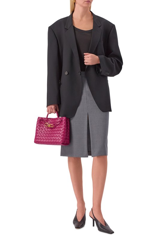 Сумка Andiamo small Bottega Veneta 766014/VCPP1 Розовый  766014/VCPP1 Фото 7