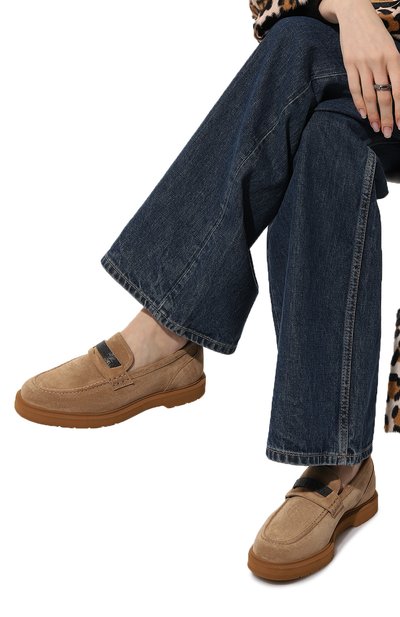 Замшевые лоферы BRUNELLO CUCINELLI, арт. MZSFGB1120, фото 3