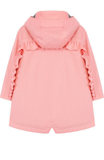 Дождевик с капюшоном и оборками GOSOAKY, арт. 181.101.239/C0ATED W0VEN MELANGE, фото 2