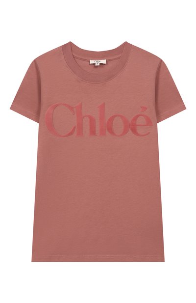 Хлопковая футболка CHLOÉ, арт. C20652