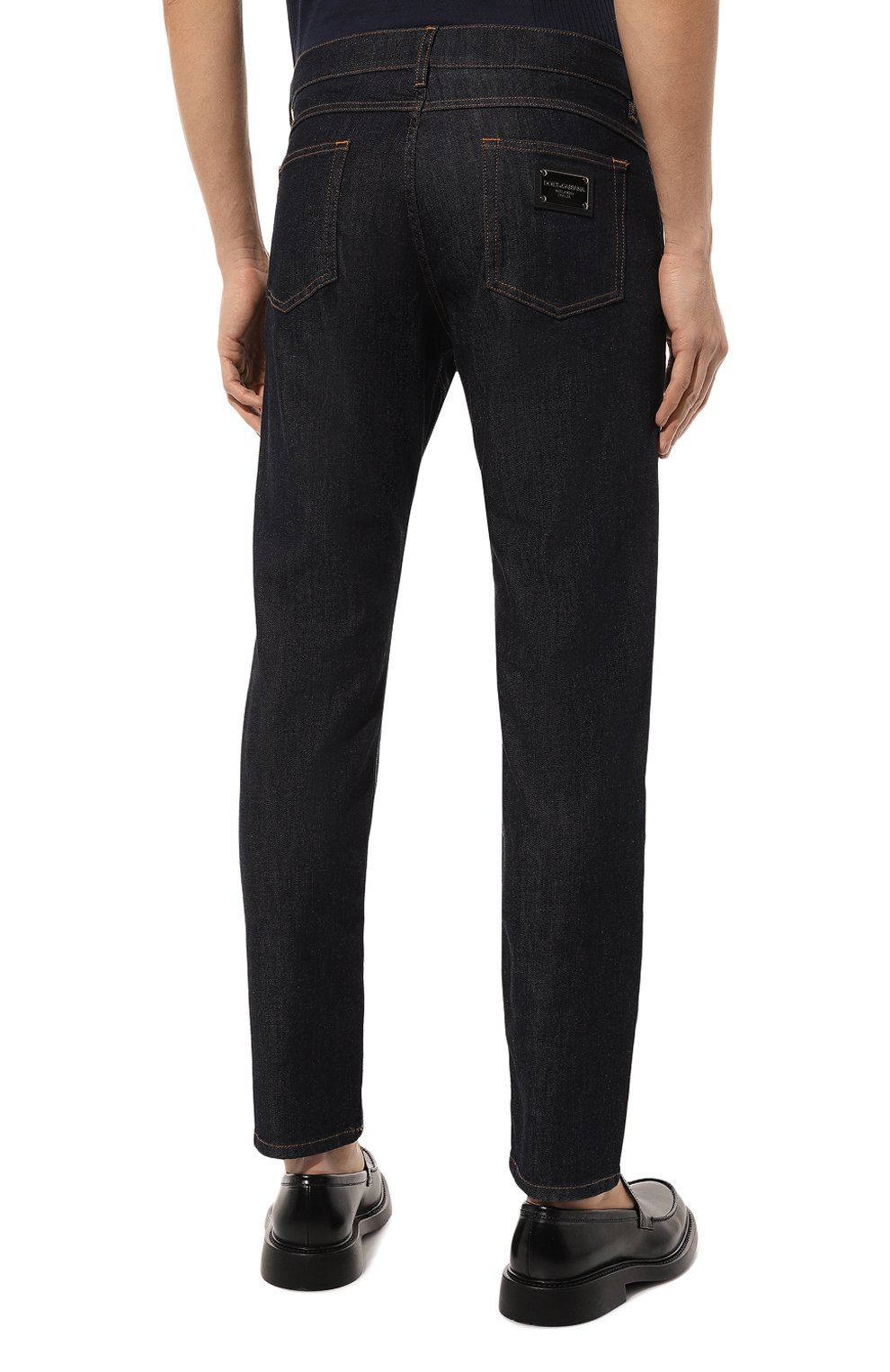 Джинсы DOLCE & GABBANA темно-синего цвета по цене 62350 руб., арт. GYJCCD/G8HA5, фото 4 Джинсы DOLCE & GABBANA, арт. GYJCCD/G8HA5, фото 4