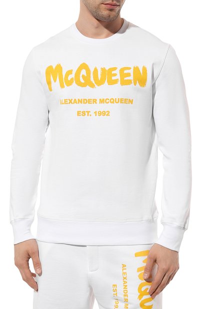 Хлопковый свитшот ALEXANDER MCQUEEN, арт. 688713/QTAAB, фото 3