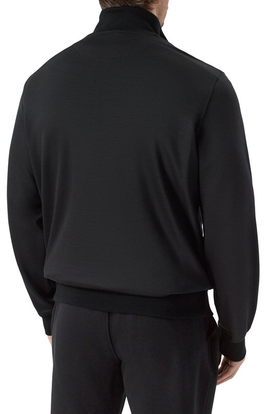 Шерстяная толстовка MVST 13M468.VP00.MUST. Чёрный  13M468.VP00.MUST. Фото 4