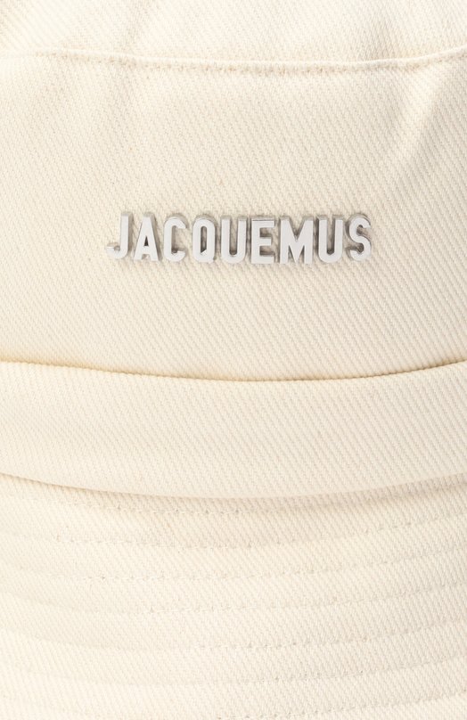 Хлопковая панама Jacquemus 22HACU00001/AE00014 Кремовый  22HACU00001/AE00014 Фото 3