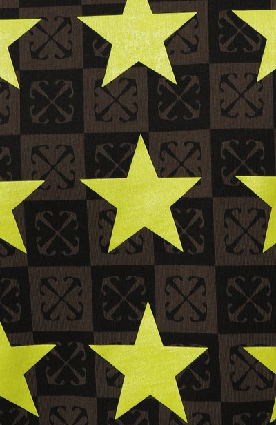 Хлопковая футболка OFF-WHITE салатового цвета по цене 39900 руб., арт. 0MAA120W24JER001, фото 5 Хлопковая футболка OFF-WHITE, арт. 0MAA120W24JER001, фото 5