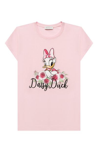 Хлопковая футболка MONNALISA, арт. 197609SP, фото 1