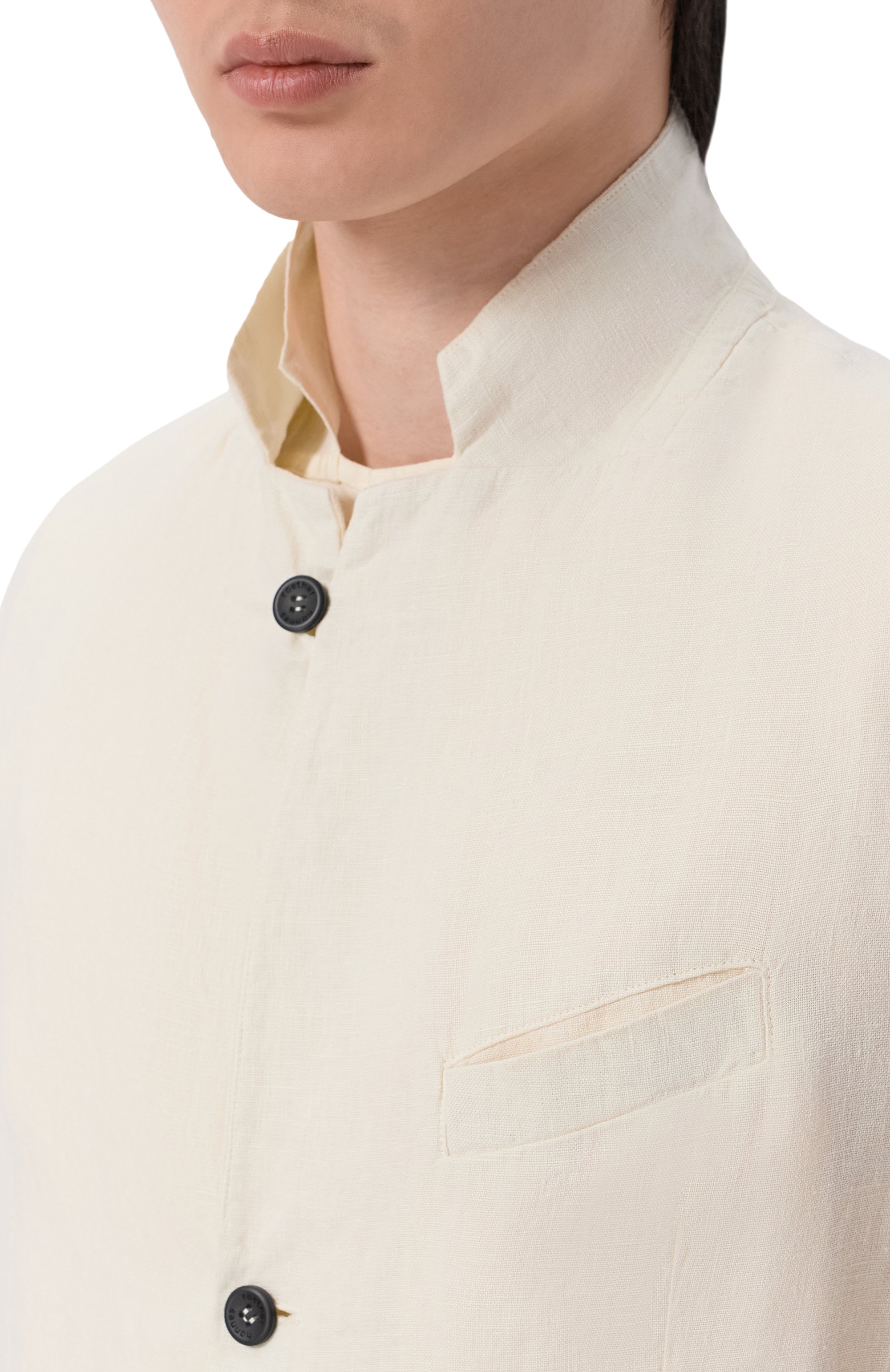 Льняной пиджак HANNES ROETHER, арт. SCHU22MANN.602, фото 5