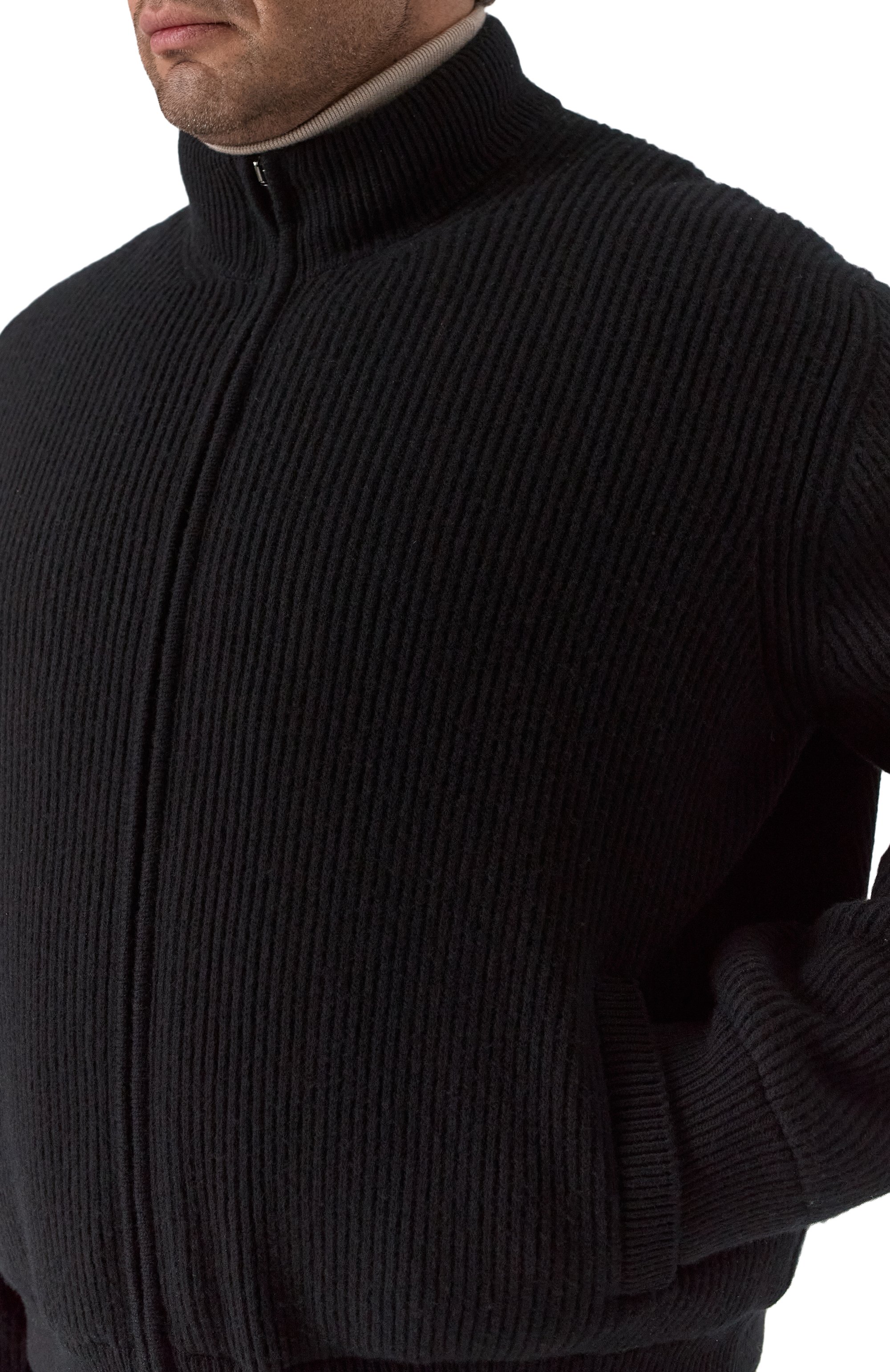 Кашемировый бомбер с подкладкой из норки MVST, арт. FTXTRECK-ES3625-3V BS/TR-ES3625-1, фото 5