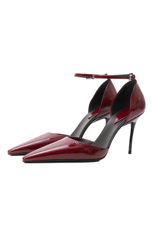 Кожаные туфли Drop Alaia AA3E1021I135 Бордовый AA3E1021I135