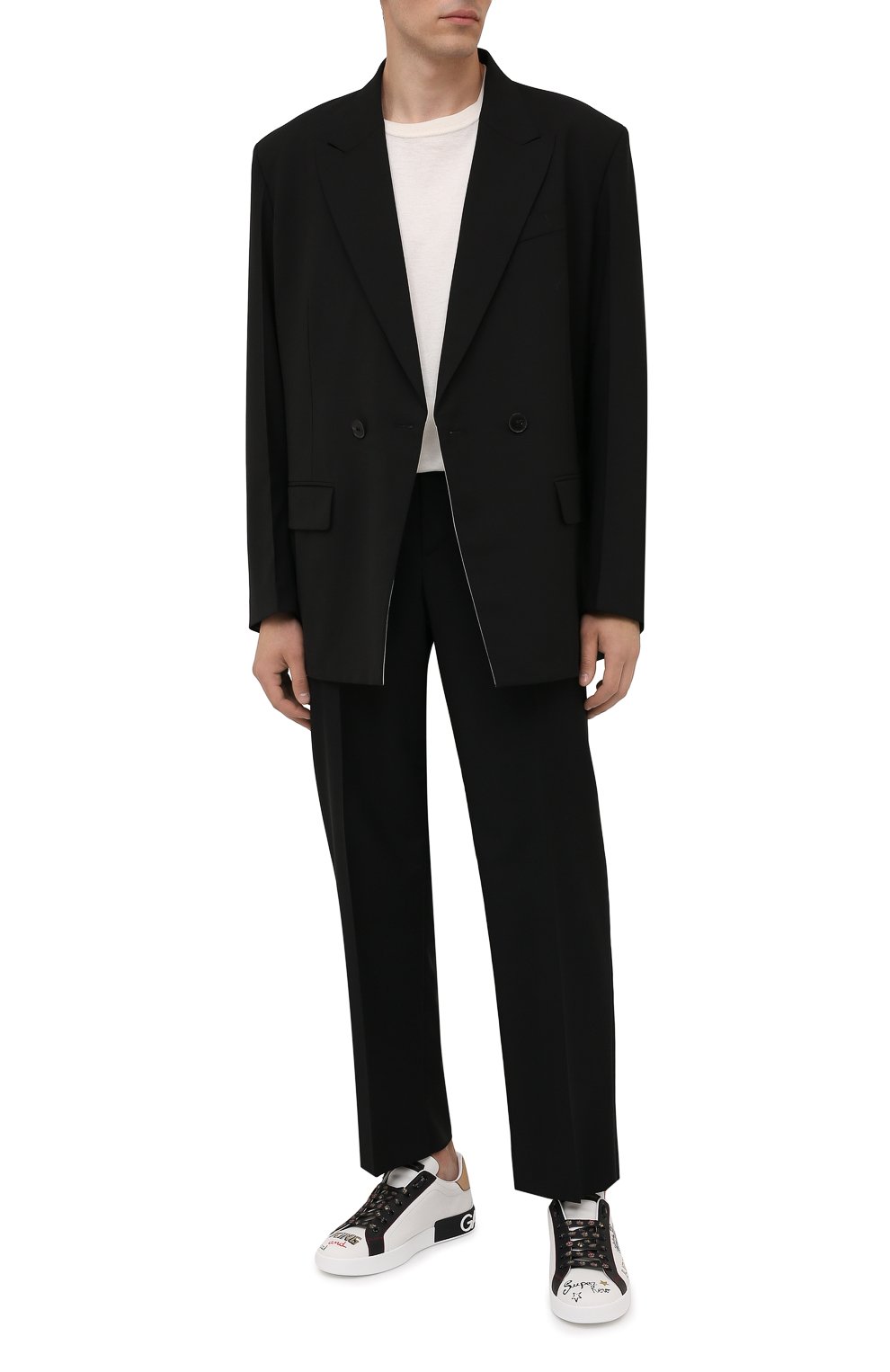 Комбинированные кеды portofino DOLCE & GABBANA, арт. CS1570/AZ268, фото 2