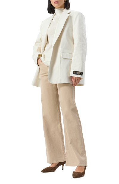 Джинсы LORENA ANTONIAZZI бежевого цвета по цене 58700 руб., арт. P2554PA02A/4049, фото 2 Джинсы LORENA ANTONIAZZI, арт. P2554PA02A/4049, фото 2