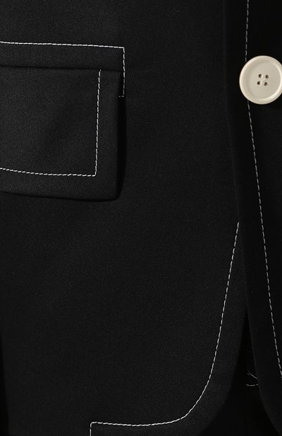 Жакет с контрастной прострочкой MM6, арт. S52BN0035/S47848, фото 5