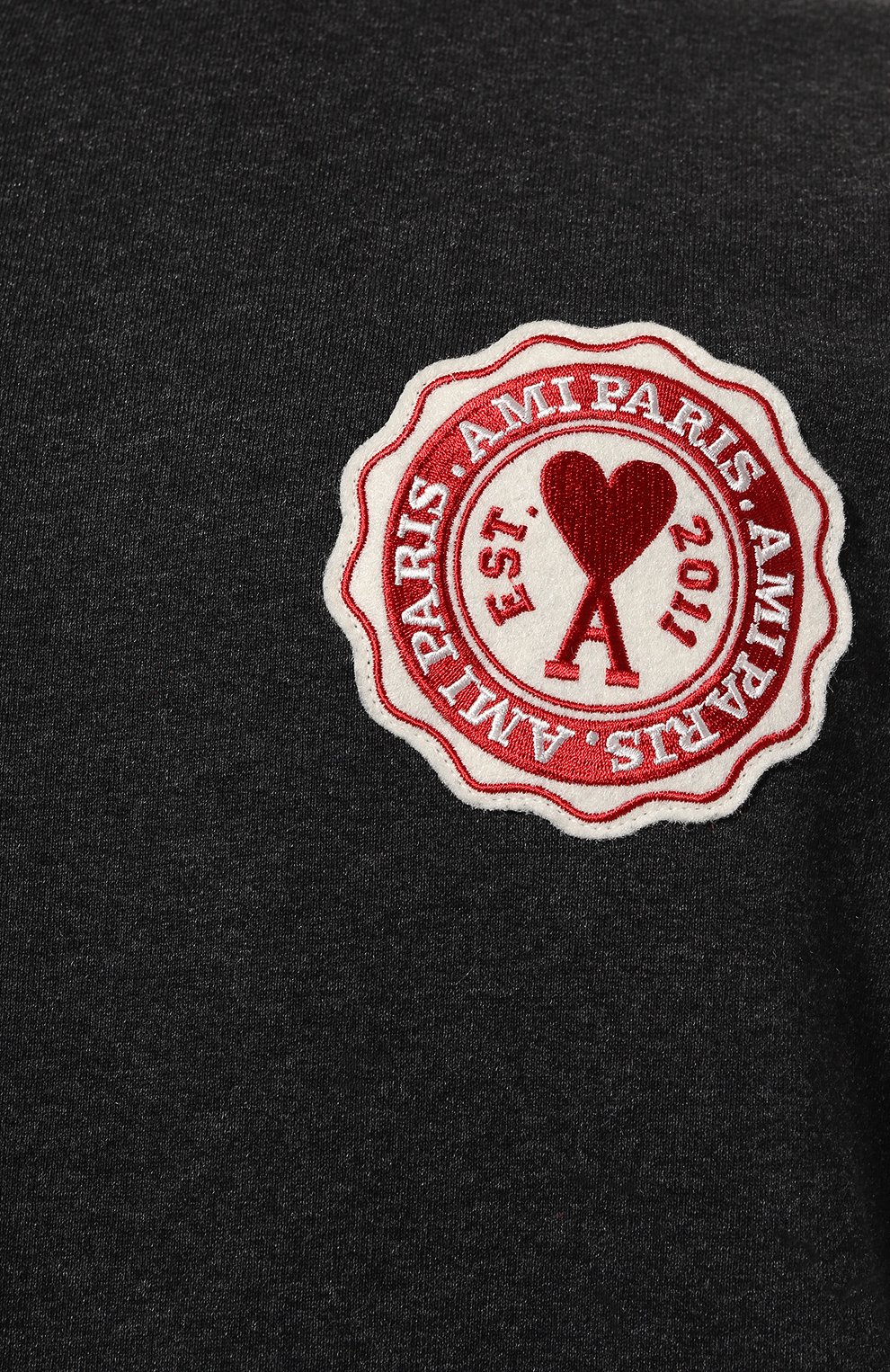 Хлопковый свитшот AMI, арт. USW011 739, фото 5