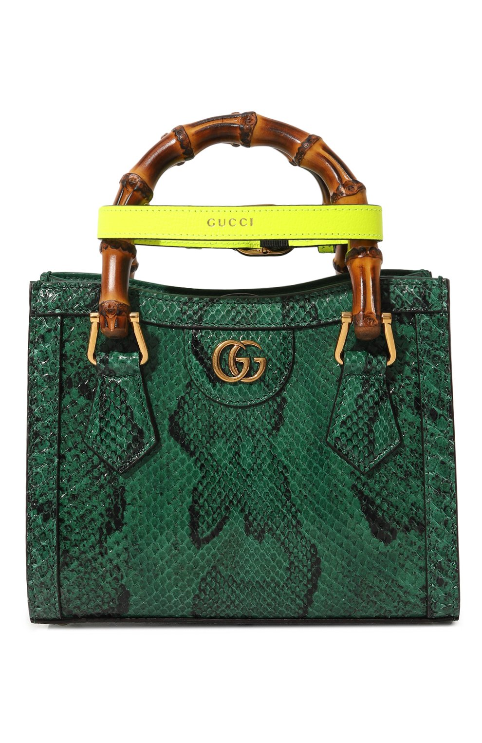 Сумка-тоут diana small из кожи питона GUCCI, арт. 655661 LU3ZT, фото 1