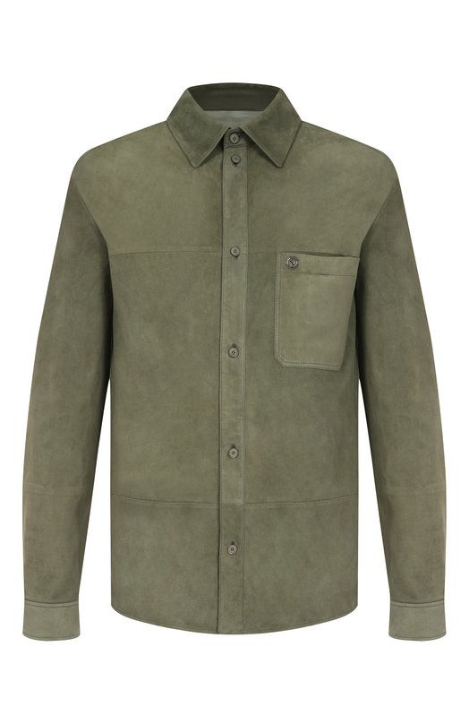 Замшевая куртка-рубашка Stefano Ricci M7J5100283/SUESN4 Хаки M7J5100283/SUESN4