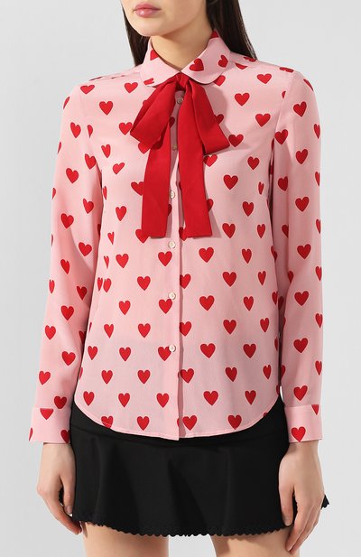 Шелковая блузка REDVALENTINO, арт. SR3ABA85/4AG, фото 3
