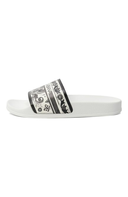 Кожаные шлепанцы DOLCE & GABBANA, арт. DD0318/A1838/28-36