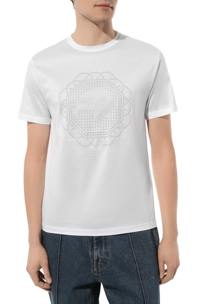 Хлопковая футболка STEFANO RICCI, арт. MNH4103160/TE0001, фото 3